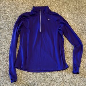 Nike Women’s Purple Half-Zip Pullover Dri-fit